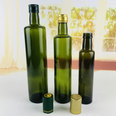 Толстая бутылка капельницы оливкового масла стены, прочная бутылка круглых/квадрата оливкового масла поставщик