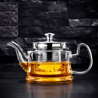 Чайник с Инфузер, покрашенный чайник Хандблаун термальный боросиликата Инфузер поставщик
