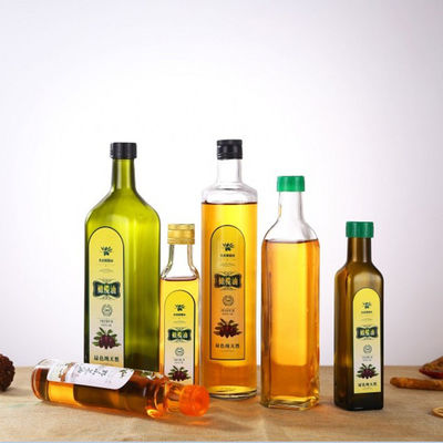Пустое стекло бутылки оливкового масла 250 Мл/500мл, стекло графинчика оливкового масла Эко дружелюбное поставщик