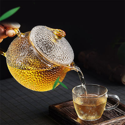 Высокотемпературный устойчивый чайник боросиликатного стекла, стеклянный набор чайника цветка фильтра поставщик