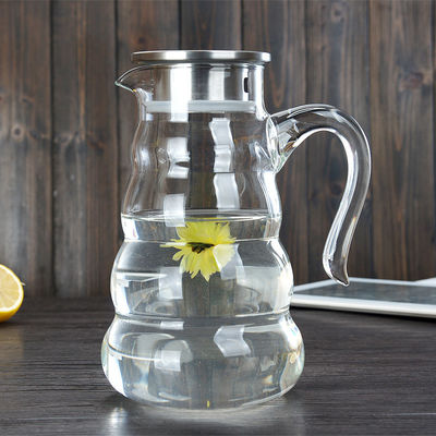 Карафе напитка сока кувшина воды термостойкого стекла с цветом ясности крышки поставщик