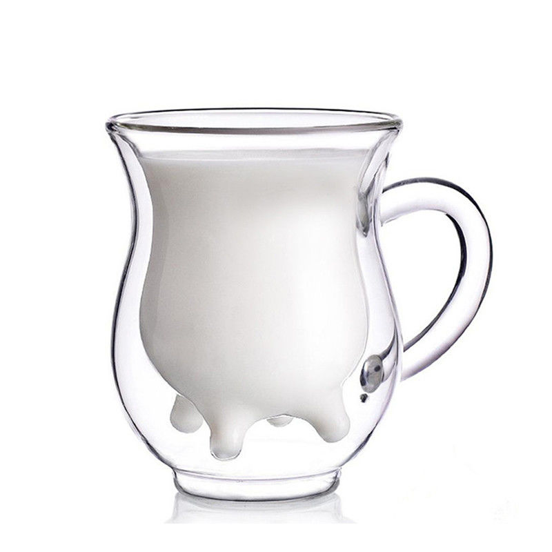 Форма ниппели коровы молока чашки милой стены двойника икры стеклянная не легкая к сломленному поставщик