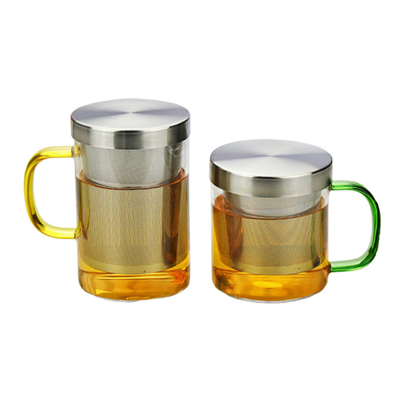 Холодная емкость 300мл/400мл чашки Инфузер чая создателя чая брев стеклянная для дома поставщик