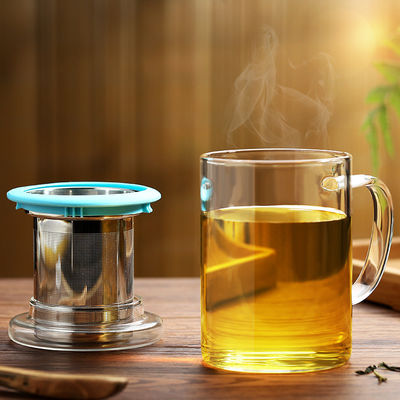 Сломайте устойчивый стеклянный легковес чашки Инфузер чая для горячего/холодных напитков поставщик