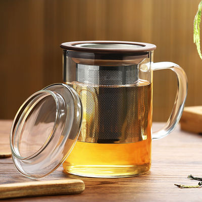 Сломайте устойчивый стеклянный легковес чашки Инфузер чая для горячего/холодных напитков поставщик