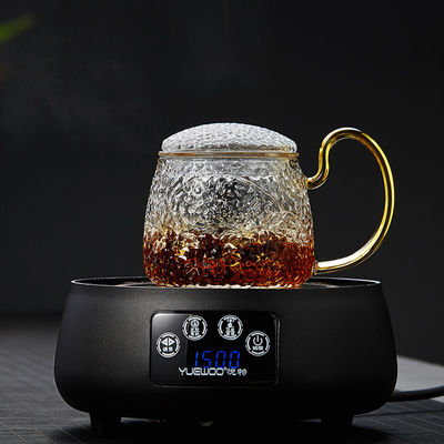 Анти- чашка чая жары 400мл, зацветать/кружка чая свободных лист стеклянная с крышкой поставщик