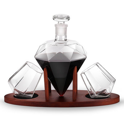 легковес бутылки графинчика вина диаманта 1000мл стеклянный для красного вина/вискиа поставщик
