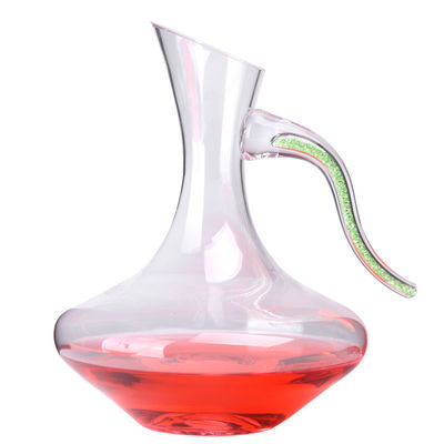 Графинчик вина классического дизайна круглый, рука дунутый неэтилированный стеклянный графинчик поставщик