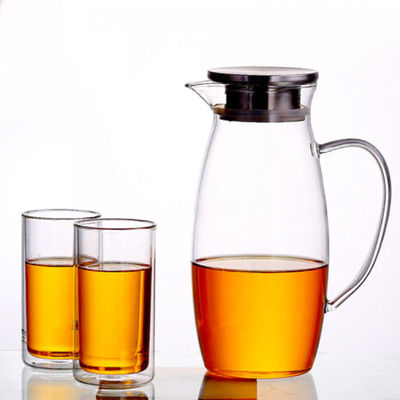 БПА освобождают стеклянный кувшин воды для ремесла сока/напитка/холодной воды дунутого рукой поставщик