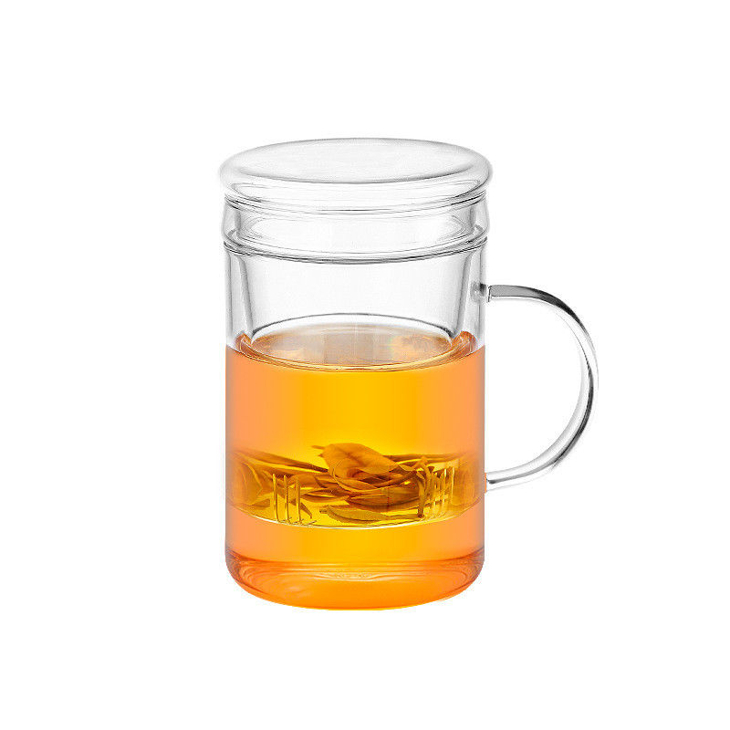 стеклянная чашка Инфузер чая 14оз/420мл с кружкой чая свободных лист крышки прочной поставщик